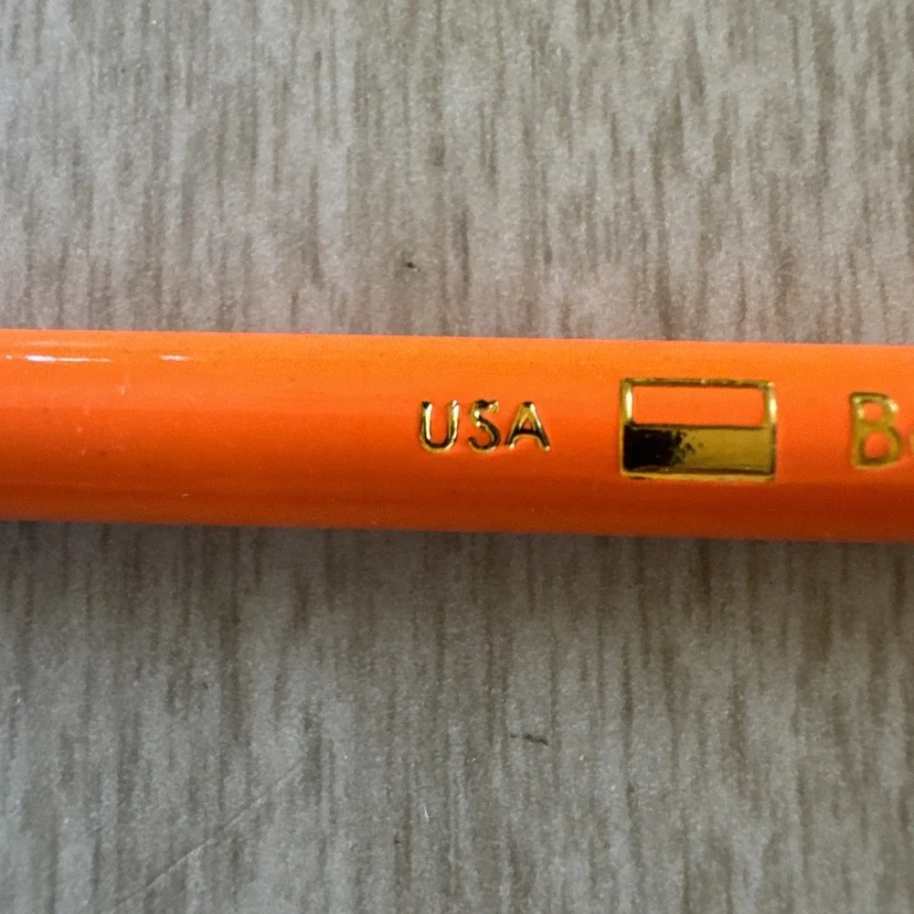 Berol Prismacolor PC 1036 Neon Orange Colored Art Pencil Unsharpened VTG NEW